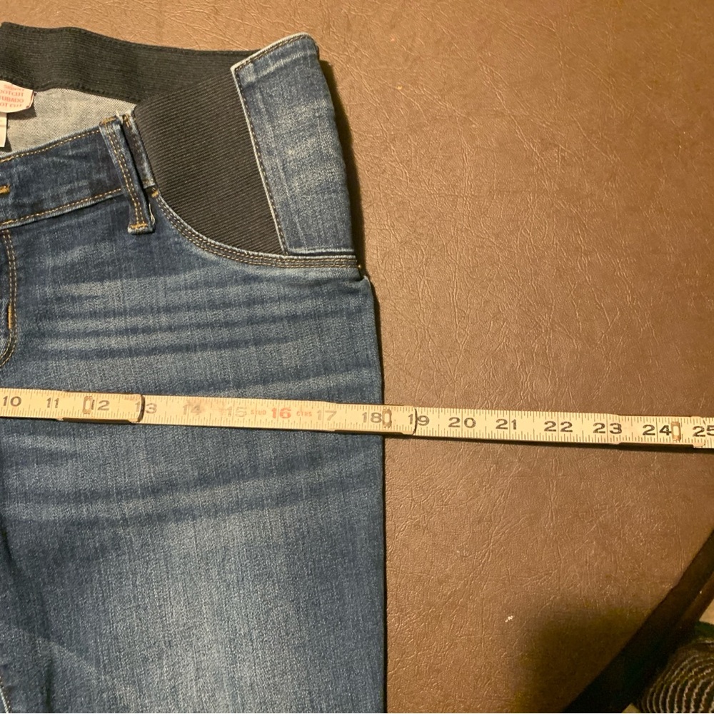 LotI Of 2 Isabel Maternity Medium Wash Skinny Boot Cut Jeans Size 8 - Picture 4 of 16